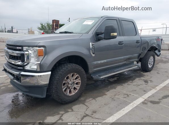 1FT7W2BT4MEC31878 2021 FORD F-250 Gray Front left
