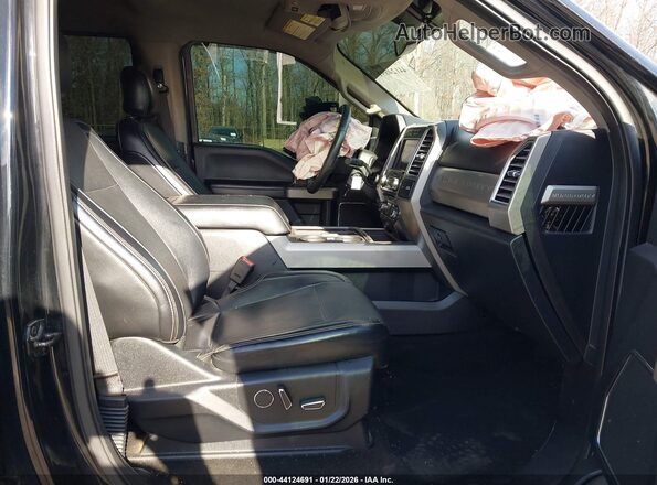 1FT7W2BT5HEB89100 2017 FORD F-250 Черный Вид салона спереди