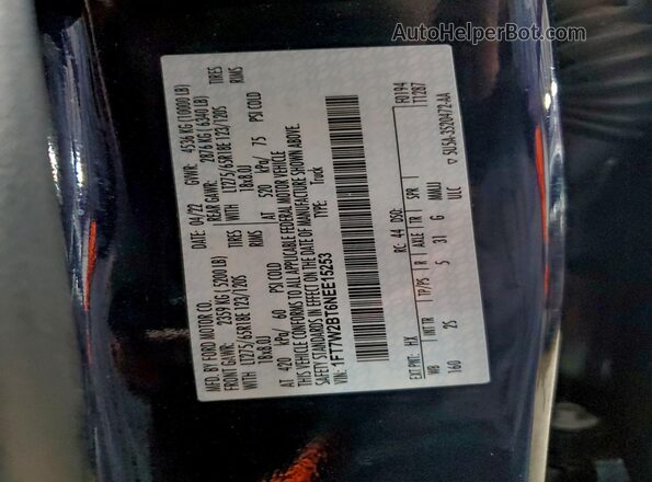 1FT7W2BT6NEE15253 2022 FORD F250 Blue 
