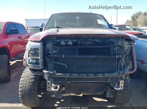 1FT7W2BT8GEA20798 2016 FORD F-250 Maroon Вид щитка приладів
