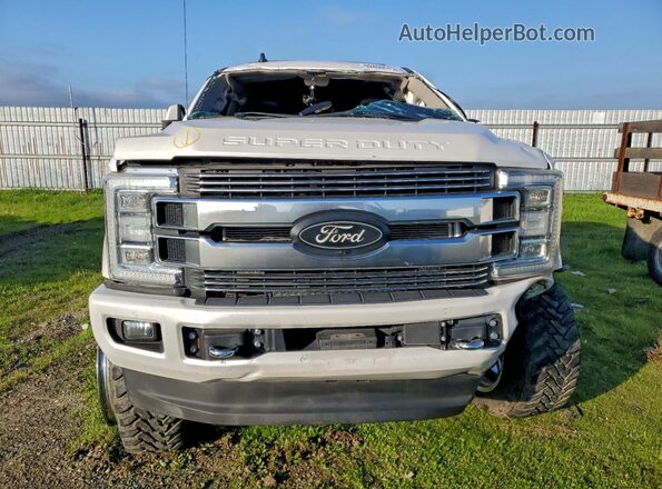 1FT7W2BT9KEC58572 2019 FORD F250 White Widok z przodu