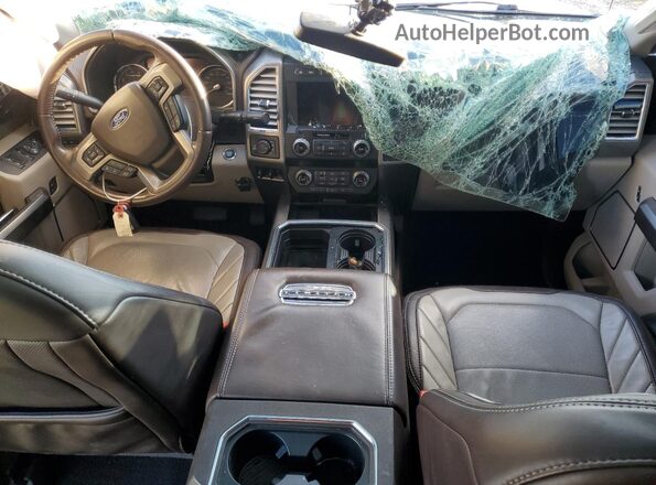 1FT7W2BT9KEC58572 2019 FORD F250 White Widok deski rozdzielczej