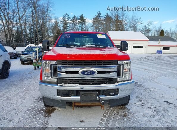 1FT7X2B64JEC85586 2018 FORD F-250 Red Вид щитка приладів