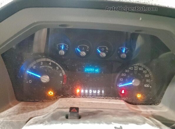 1FT7X2B67GEA35560 2016 FORD F250 Серый Вид щитка приборов