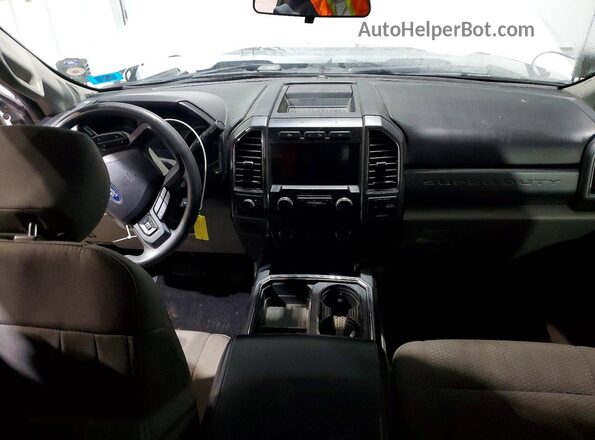 1FT7X2B69KEC72883 2019 FORD F250 White Dashboard view