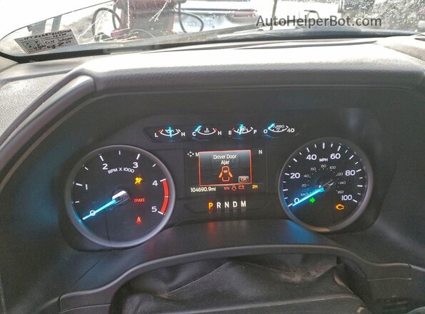 1FT7X2BT2LED14429 2020 FORD F250 White Vista del cuadro de instrumentos