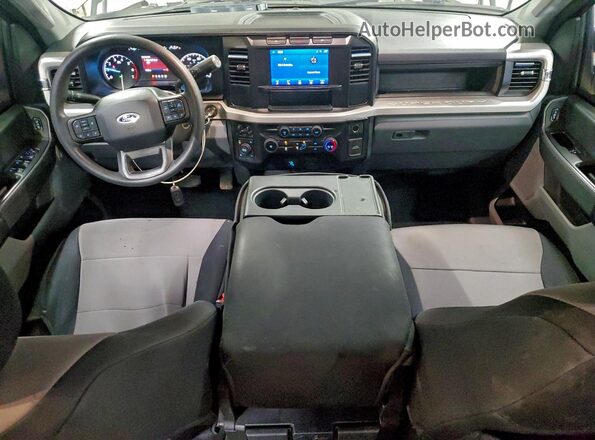 1FT8W2BAXPED16215 2023 FORD F250 Gray Առջևի վահանակի տեսք