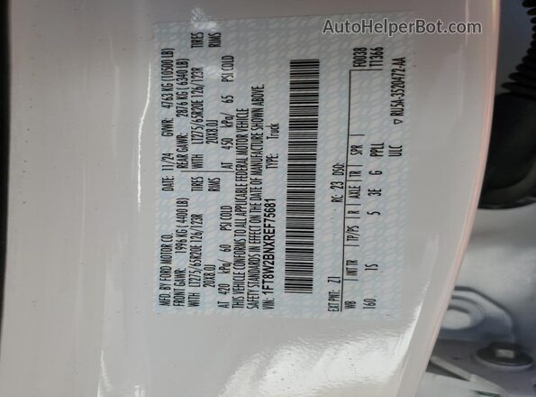 1FT8W2BNXREF75681 2024 FORD F250 White 