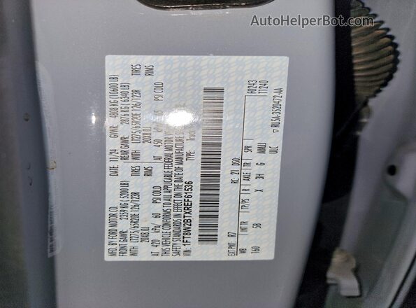 1FT8W2BTXREF61536 2024 FORD F250 Gray 