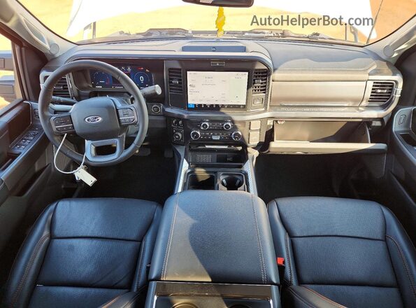 1FT8W2BTXSED18122 2025 FORD F250 White Вид панелі приладів