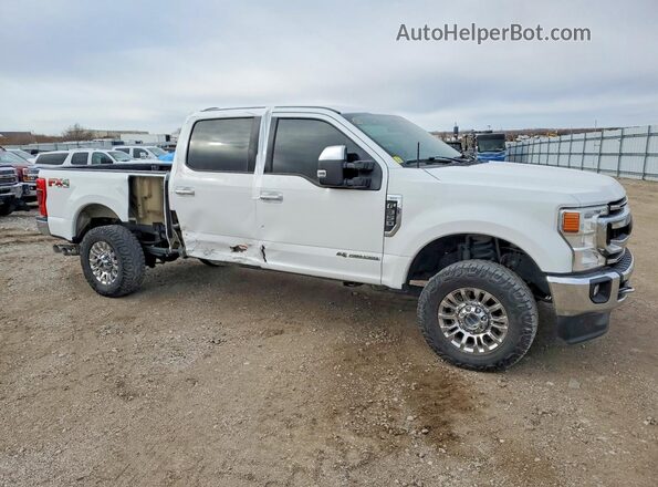 1FT8W3BT2NEF07485 2022 FORD F350 Белый Передняя правая четверть