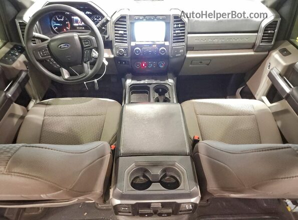 1FT8W3BT2NEF07485 2022 FORD F350 Белый Вид панели приборов