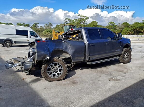 1FT8W3BTXMEC86023 2021 FORD F350 Gray Rear right