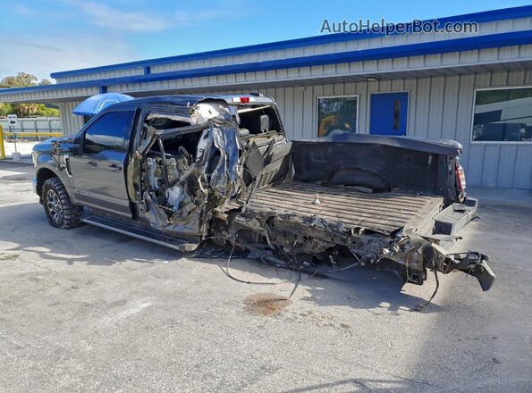 1FT8W3BTXMEC86023 2021 FORD F350 Gray Rear left