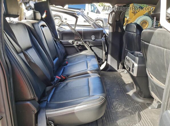 1FT8W3BTXMEC86023 2021 FORD F350 Gray Rear seats view