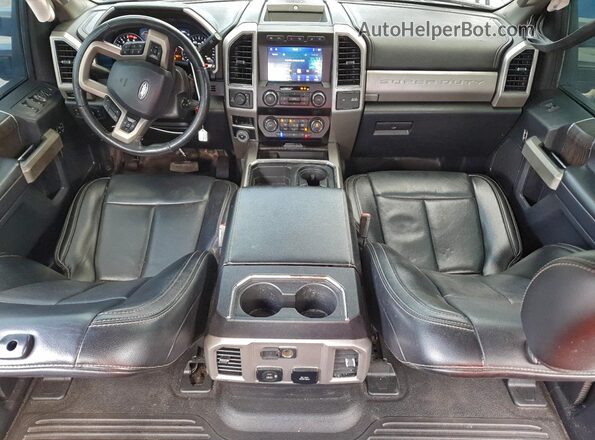 1FT8W3BTXMEC86023 2021 FORD F350 Gray Dashboard view