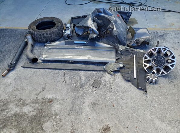 1FT8W3BTXMEC86023 2021 FORD F350 Gray Engine compartment view