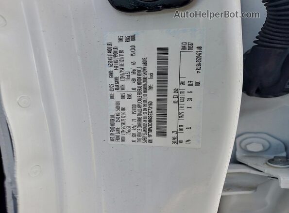 1FT8W3DM6SEC73160 2025 FORD F350 White Widok komory silnika