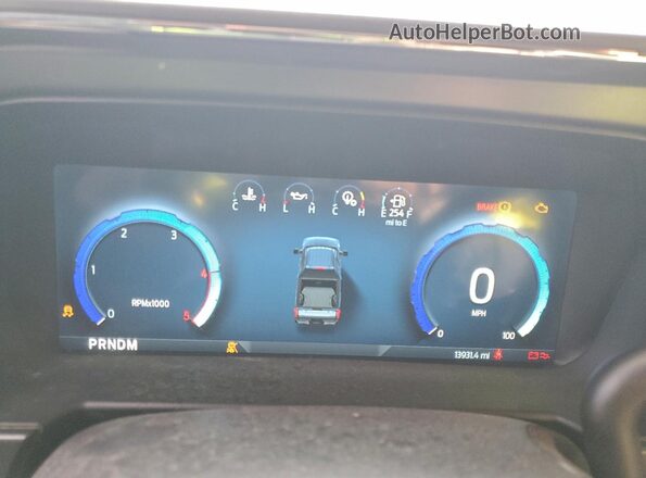 1FT8W3DM6SEC73160 2025 FORD F350 White Widok zestawu wskaźników