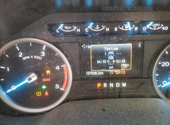 1FT8W3DT4LEC37203 2020 FORD F350 White Instrument cluster view
