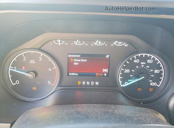 1FT8W3DT7REC32201 2024 FORD F350 Black Instrument cluster view
