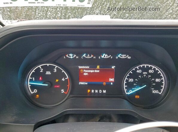 1FT8W4DT1REE20153 2024 FORD F450 White ხელსაწყოთა პანელის ხედი