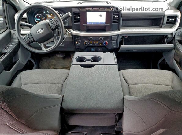 1FT8W4DT1REE20153 2024 FORD F450 White წინა პანელის ხედი
