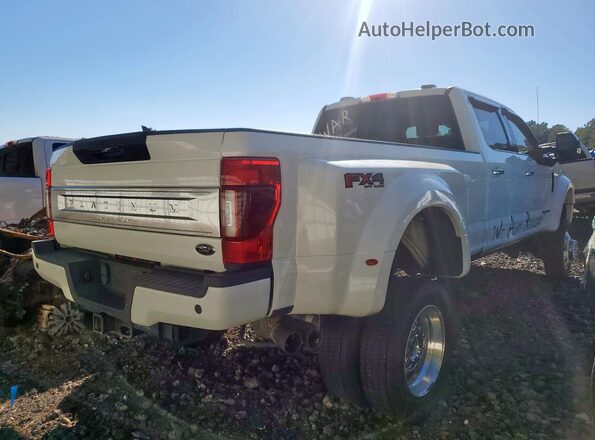 1FT8W4DT3MEC66053 2021 FORD F450 White Tył prawy