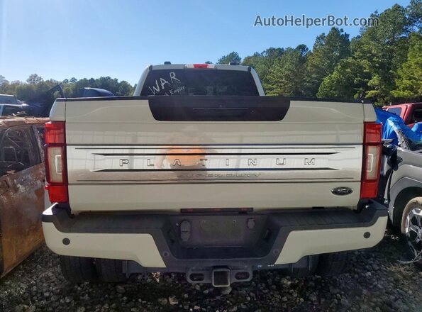 1FT8W4DT3MEC66053 2021 FORD F450 White Widok z tyłu
