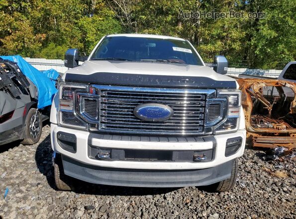 1FT8W4DT3MEC66053 2021 FORD F450 White Widok z przodu
