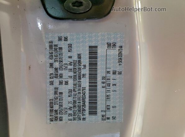 1FTBF2BA8RED43793 2024 FORD F250 White 