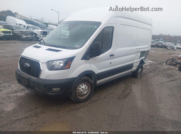 1FTBW1XGXPKA90420 2023 FORD TRANSIT-350 White წინა მარცხენა ხედი სამი მეოთხედიდან