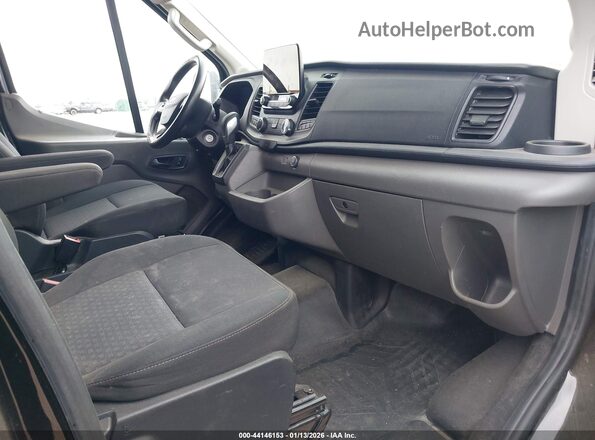 1FTBW2C89MKA15546 2021 FORD TRANSIT-350 Black წინა სალონის ხედი