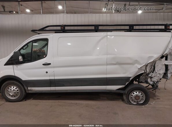 1FTBW2Y8XMKA85047 2021 FORD TRANSIT-350 White Widok wnętrza z tyłu