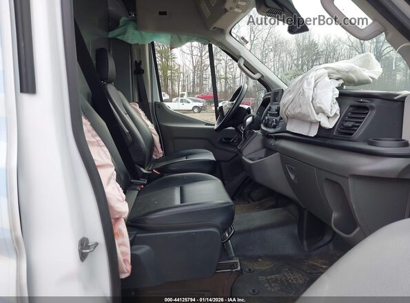 1FTBW3X89PKB03937 2023 FORD TRANSIT-350 White Widok wnętrza z przodu