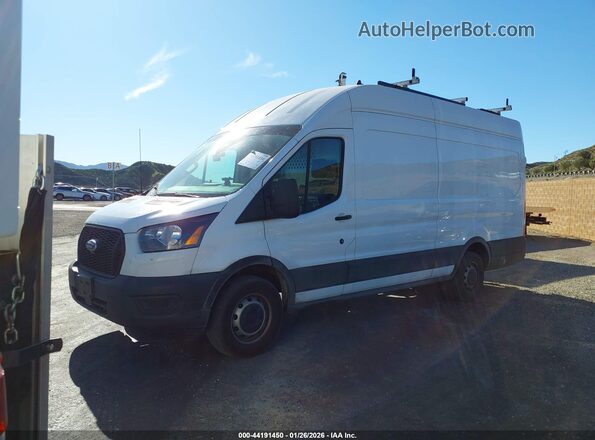1FTBW3X8XNKA84019 2022 FORD TRANSIT-350 White Առջևի ձախ երեք քառորդ տեսարան