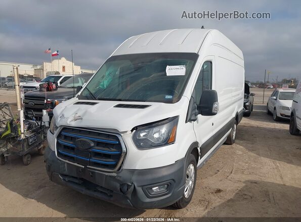 1FTBW3XK6NKA28414 2022 FORD E-TRANSIT-350 CARGO VAN White Front left