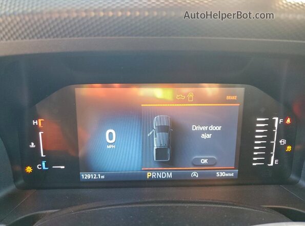 1FTER4BH2SLE04683 2025 FORD RANG White Instrument cluster view