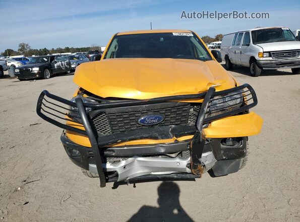 1FTER4FH1MLD20433 2021 FORD RANG Yellow VIN կոդի պիտակի տեսք