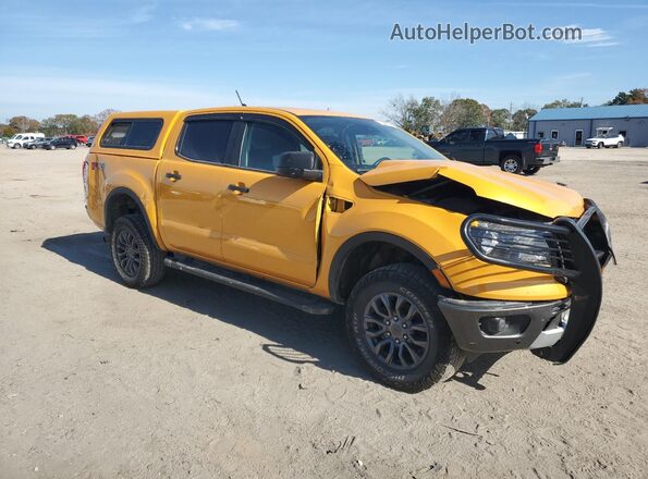 1FTER4FH1MLD20433 2021 FORD RANG Yellow Սալոնի 360 աստիճան տեսք