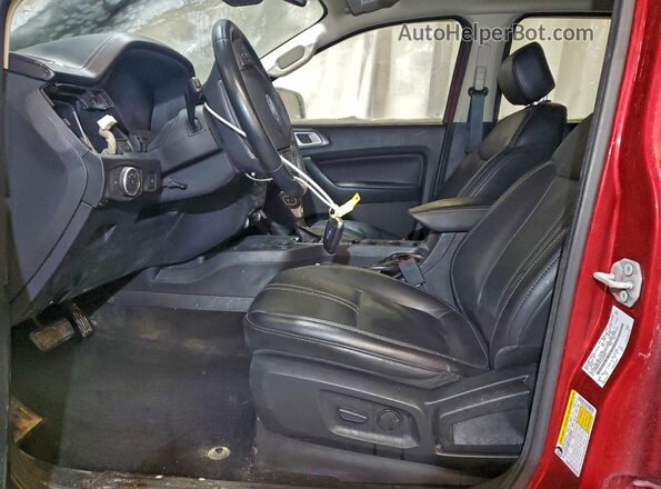 1FTER4FH3LLA54587 2020 FORD RANG Maroon Widok wnętrza z przodu