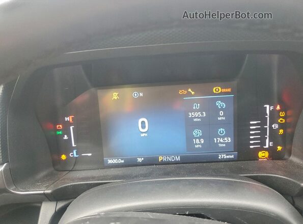 1FTER4HH6SLE16889 2025 FORD RANG Серебряный Вид щитка приборов