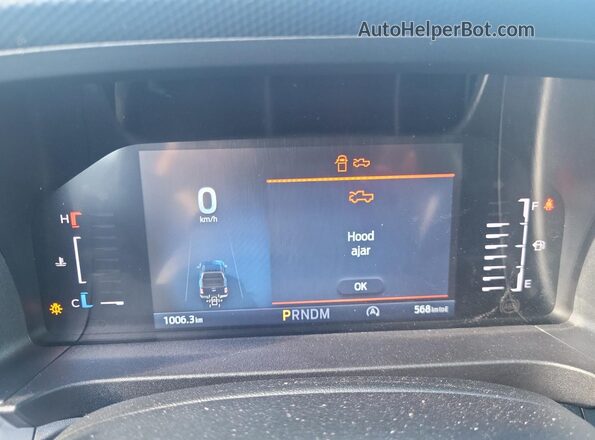 1FTER4PH8SLE18029 2025 FORD RANG Charcoal Widok zestawu wskaźników