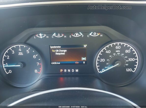 1FTEW1C54NKF20442 2022 FORD F150 Gray Հետևի նստատեղերի տեսք