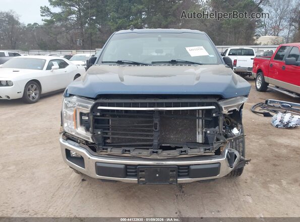 1FTEW1C57LKD77998 2020 FORD F150 Синий Вид задней части салона
