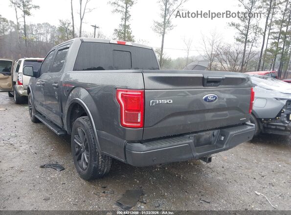 1FTEW1CF8GKF88514 2016 FORD F150 Gray Rear left