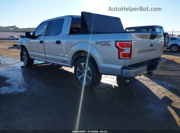1FTEW1CP7KKC76055 2019 FORD F150 Gray Rear left