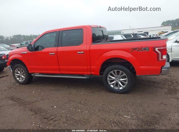 1FTEW1EF8GKF76084 2016 FORD F150 Red Սալոնի 360 աստիճան տեսք