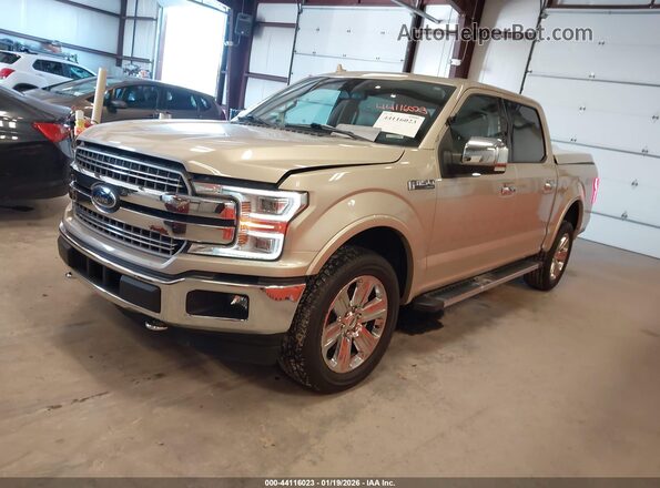 1FTEW1EG2JKC02151 2018 FORD F150 Beige Vista tres cuartos delantera izquierda