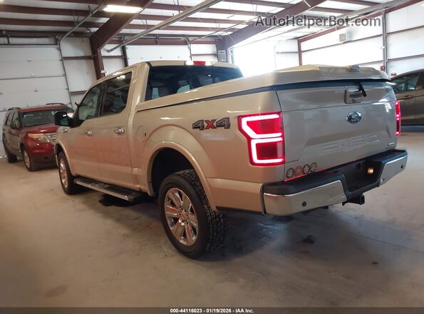 1FTEW1EG2JKC02151 2018 FORD F150 Beige Trasero izquierdo